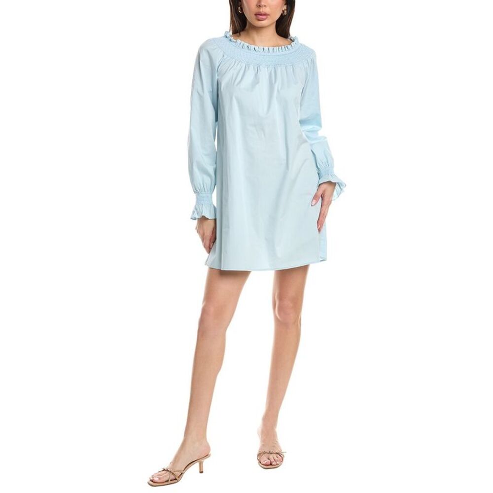 Jl Luxe Womens  Long Sleeve Mini Dress, Blue